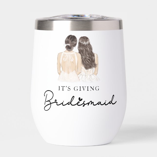It's giving bridesmaid candle Gift Bride (Front)