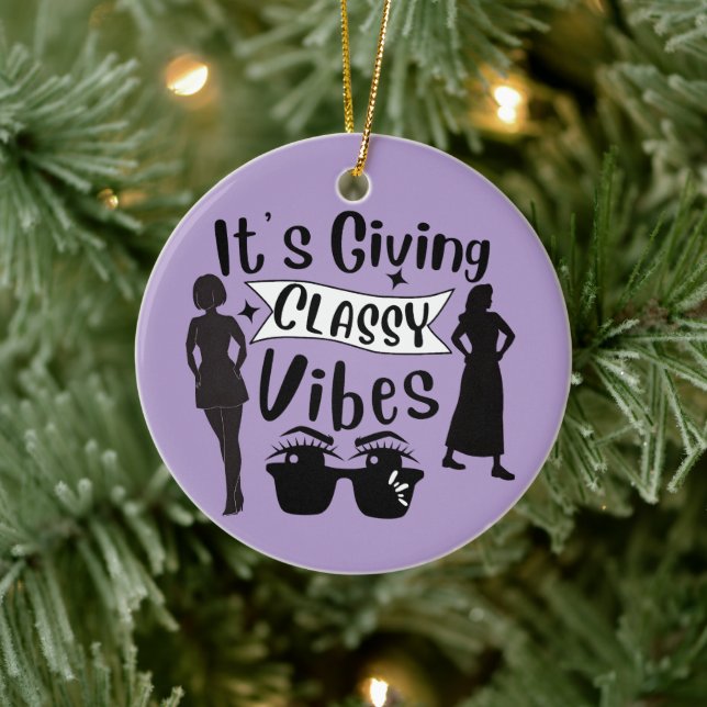 It's Giving Classy Vibes  Ceramic Tree Decoration (Tree)