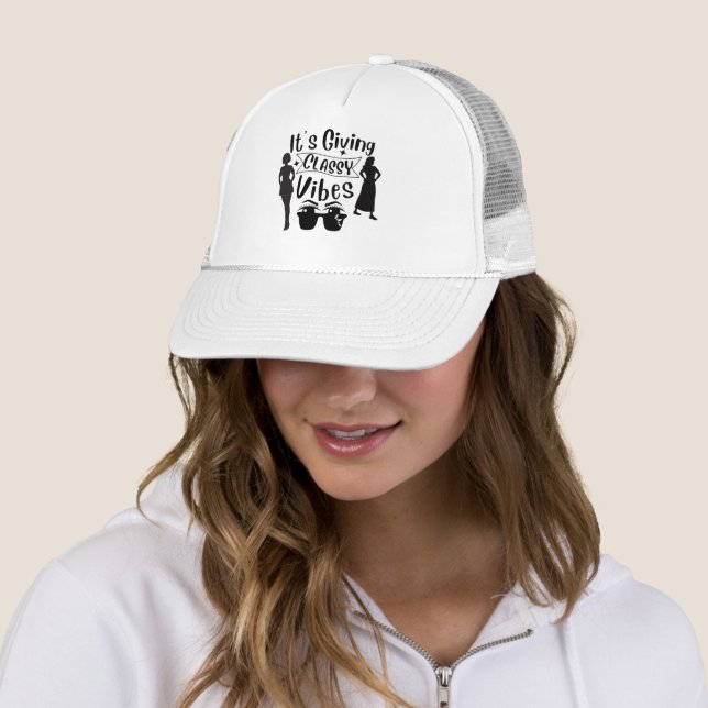 It's Giving Classy Vibes Trucker Hat (In Situ)
