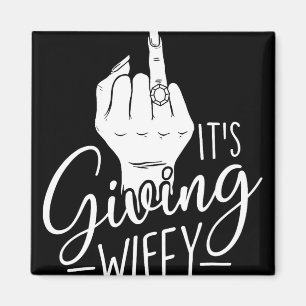 It's Giving Wifey - Wedding Bride Bachelorette Bri Magnet