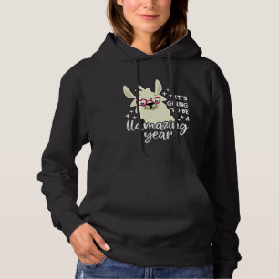 Its Going to be a Llamazing Year Cute Llama Squad Hoodie