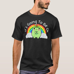 It's Going To Be Ok Mental Health Awareness Frog K T-Shirt