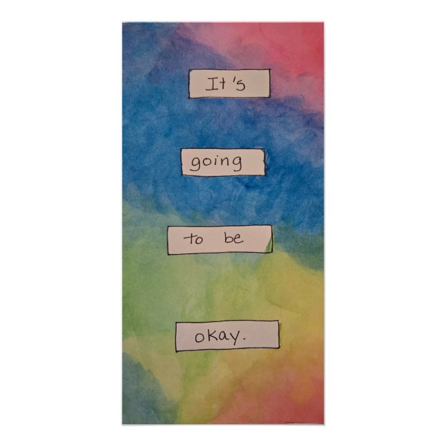 It's Going to be Okay. Poster (Front)