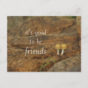 It's good to be friends postcard