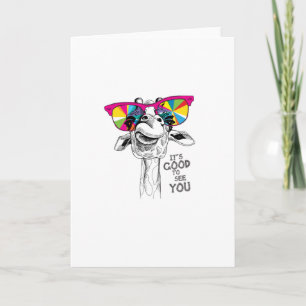 its good to see you card