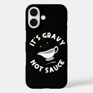 It's Gravy Not Sauce, Funny Saying Italian Pride iPhone 16 Case