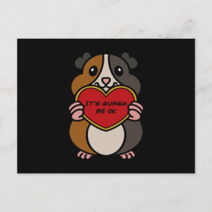 It's Guinea Pig Heart Be OK   Cute Guinea Pig Postcard