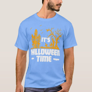 Its Halloween Time Haunted House Castle Ghost  T-Shirt