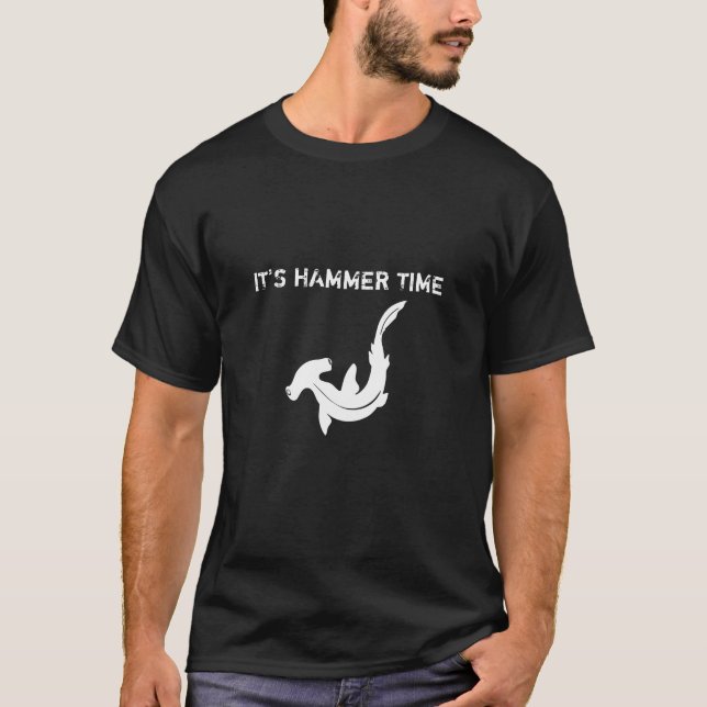 It's Hammer Time Shark Men's Shirt (Front)