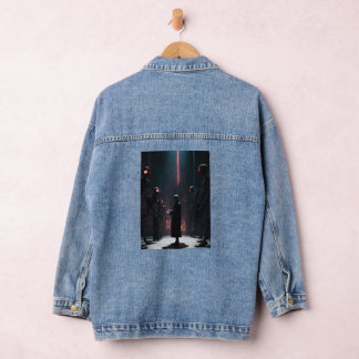Its heavy denim jacket