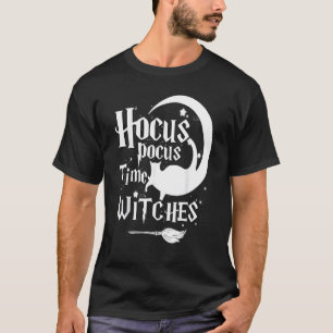 It's Hocus Pocus Time Witches Cute Halloween T-Shirt