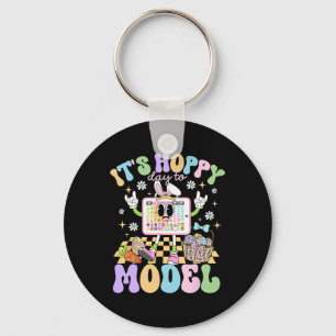 It's Hoppy Day To Model Easter Day Speech Therapis Key Ring