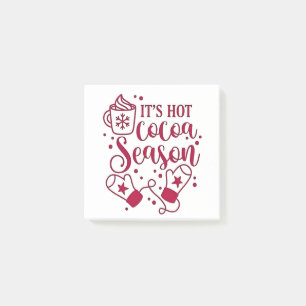 It's Hot Chocolate Season Cacoa Christmas Post-it Notes
