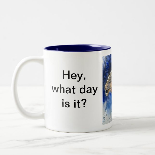 It's Hump Day Two-Tone Coffee Mug (Left)
