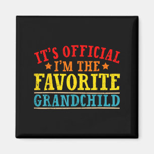It's I'm The Favorite Granhild Funny Family  Magnet