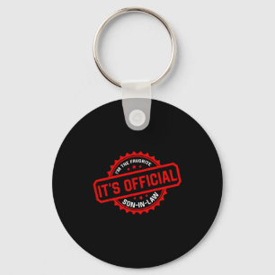 It's I'm The Favorite Son In Law Mens Fathers Day  Key Ring