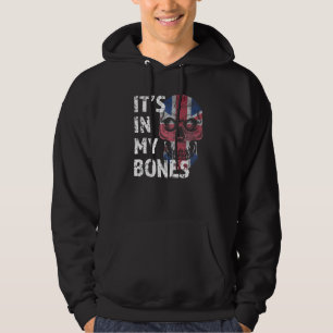 It's In My Bones British Flag Union Jack England U Hoodie