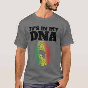 It's In My DNA African Juneteenth Fingerprint T-Shirt