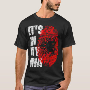 IT'S IN MY DNA Albania Flag Boy Girl Gift T-Shirt