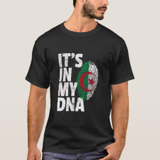 It's In My Dna Algerian Algeria Flag Men Women T-Shirt
