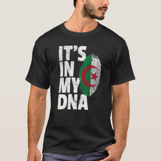 It's In My Dna Algerian Algeria Flag   Men Women   T-Shirt