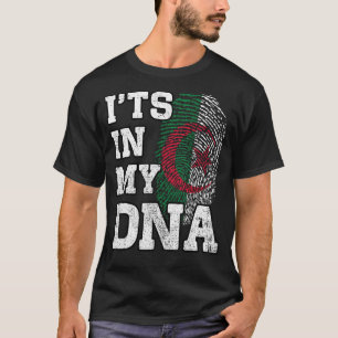 It's In My DNA Algerian Fingerprint Proud Algeria T-Shirt