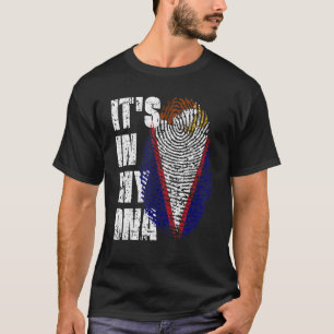It's In My Dna American Samoa Flag Samoan T-Shirt