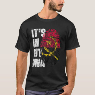 IT's IN MY DNA Angola Flag Angolan T-Shirt