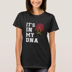 It's In My DNA Angola Proud  Angola Flag T-Shirt