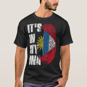 It's In My Dna Antigua And Barbuda Flag Antiguan B T-Shirt