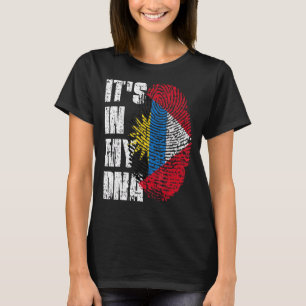 It's In My Dna Antigua And Barbuda Flag Antiguan B T-Shirt