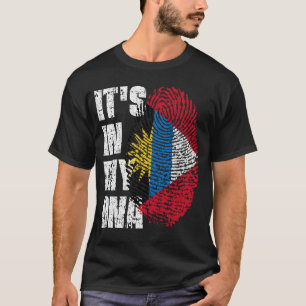 IT'S IN MY DNA Antigua and Barbuda Flag T-Shirt