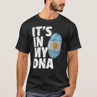 Its In My Dna Argentina Flag Pride National Countr T-Shirt