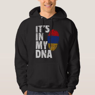 It's In My Dna Armenian Armenia Flag   Men Women Hoodie