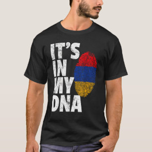 It's In My Dna Armenian Armenia Flag   Men Women T-Shirt
