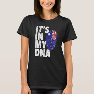 It's In My Dna Australian Australia Flag T-Shirt