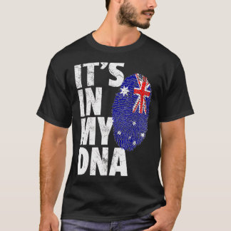 It's In My Dna Australian Australia Flag T-Shirt