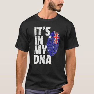 It's In My Dna Australian Australia Flag T-Shirt