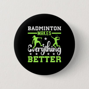 Its In My Dna Badminton Shuttle Racket Badminton P 6 Cm Round Badge