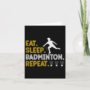 Its In My Dna Badminton Shuttle Racket Badminton P Card