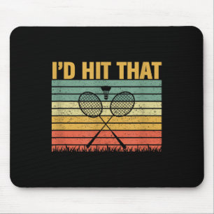 Its In My Dna Badminton Shuttle Racket Badminton P Mouse Mat