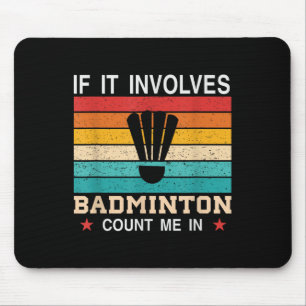 Its In My Dna Badminton Shuttle Racket Badminton P Mouse Mat