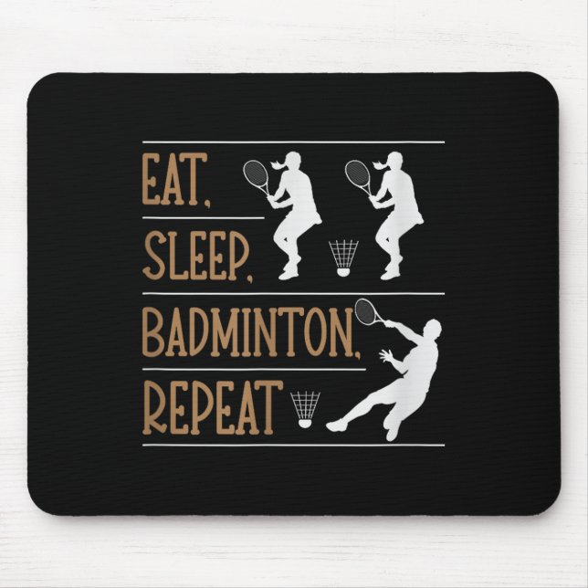 Its In My Dna Badminton Shuttle Racket Badminton P Mouse Mat (Front)