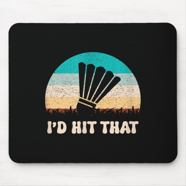 Its In My Dna Badminton Shuttle Racket Badminton P Mouse Mat (Front)