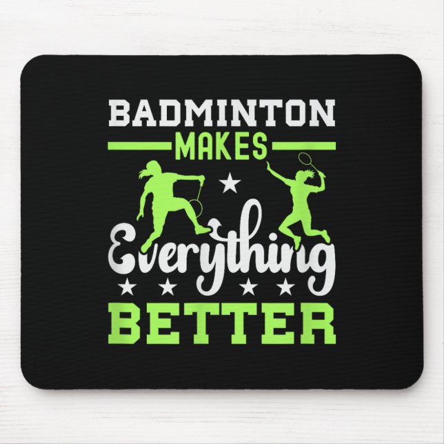 Its In My Dna Badminton Shuttle Racket Badminton P Mouse Mat (Front)