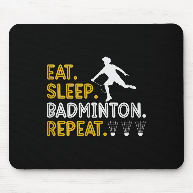 Its In My Dna Badminton Shuttle Racket Badminton P Mouse Mat (Front)