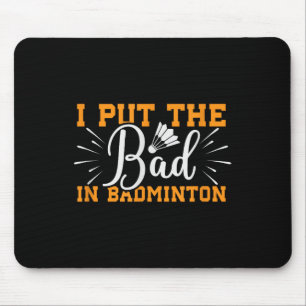 Its In My Dna Badminton Shuttle Racket Badminton P Mouse Mat