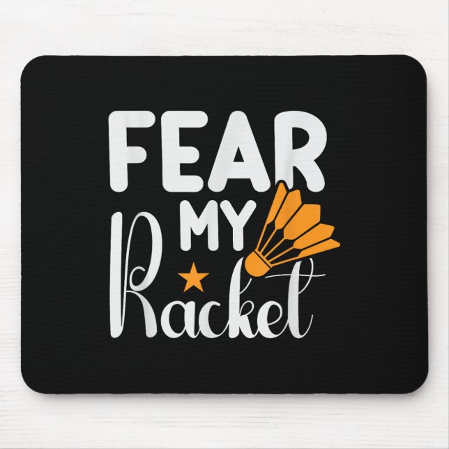 Its In My Dna Badminton Shuttle Racket Badminton P Mouse Mat (Front)