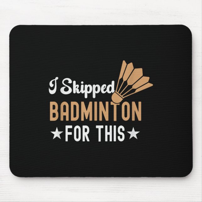 Its In My Dna Badminton Shuttle Racket Badminton P Mouse Mat (Front)