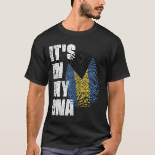 IT'S IN MY DNA Bahamas Flag T-Shirt